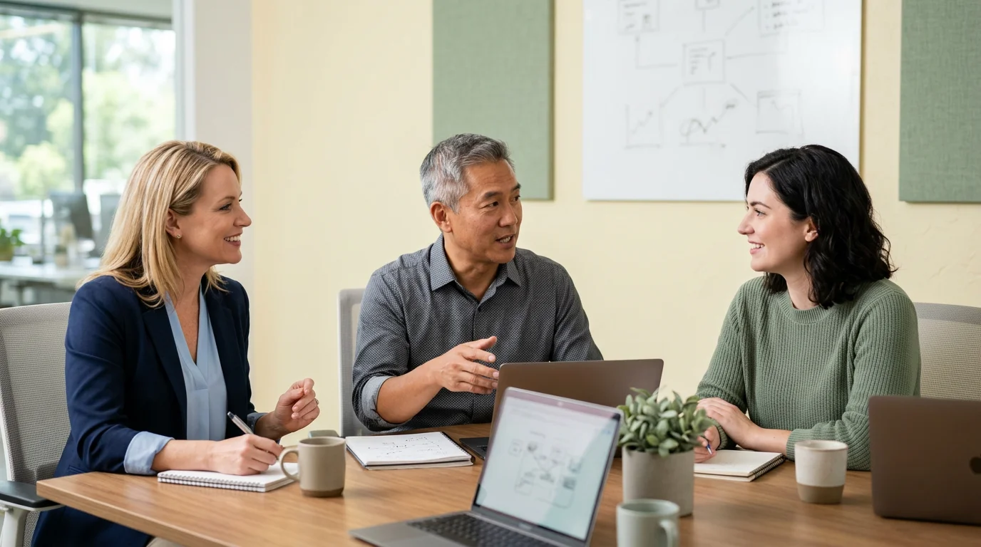 Początki projektu EverydayLifeFlow, spotkanie zespołu, 1200x800px